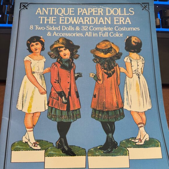 VINTAGE ANTIQUE DOLLS - THE EDWARDIAN ERA - CIRCA 1975-  NEVER USED COLLECTIBLE - Picture 1 of 2